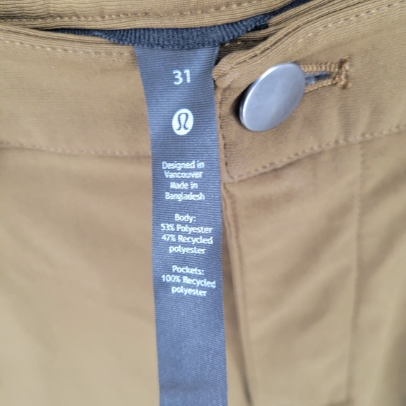 Lululemon Men's ABC Classic-Fit 5 Pocket Pant in Warpstreme fabric 31 - Picture 6 of 8